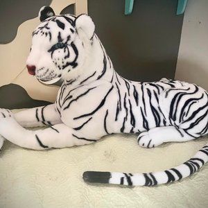 Giant Tiger Plushie by Melissa nd Doug.